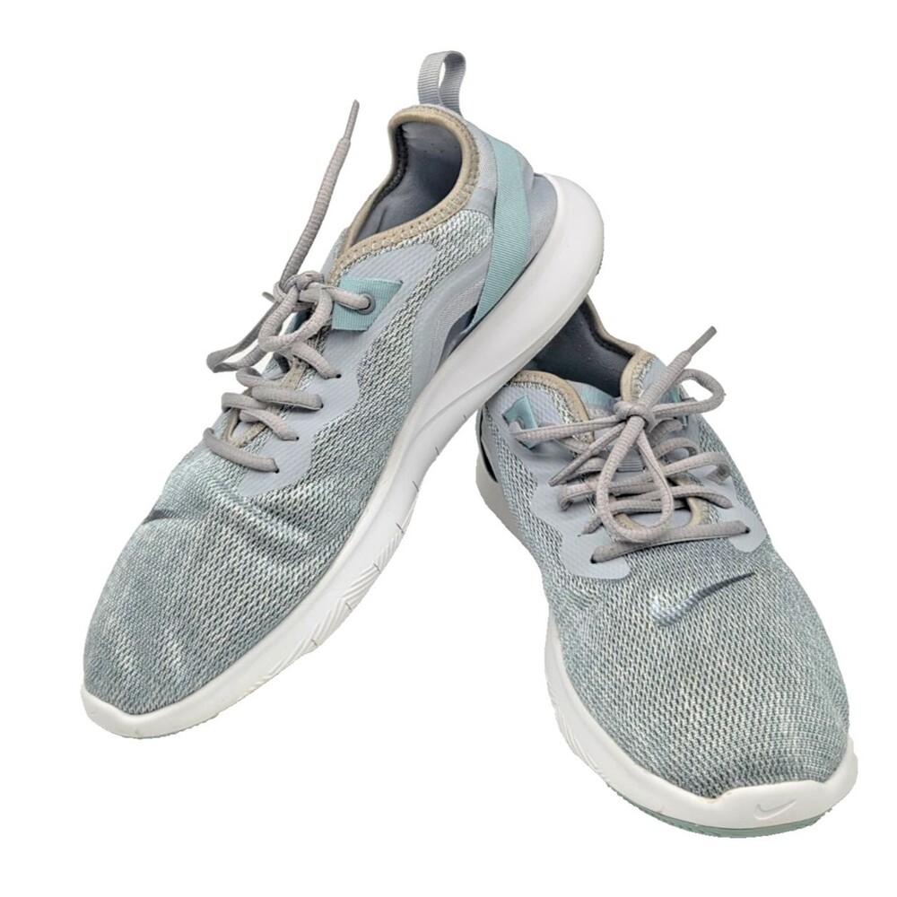 Size 11 - Nike Flex Trainer 9 Wolf Grey Ocean Cube Womens